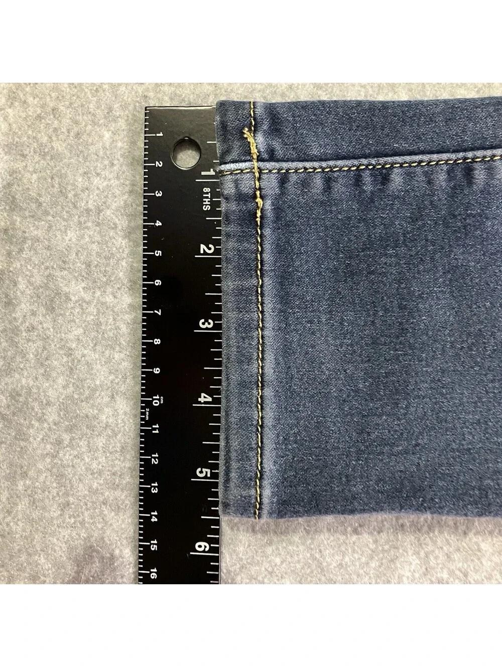 Michael Kors Womens Size 12 Mid Rise Izzy Skinny Blue Denim Jeans